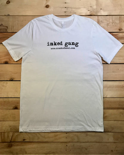 Inked Gang White Crew Neck