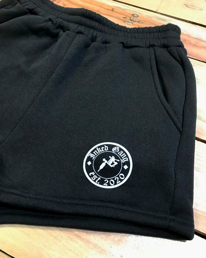 Ladies Black Sweat Shorts