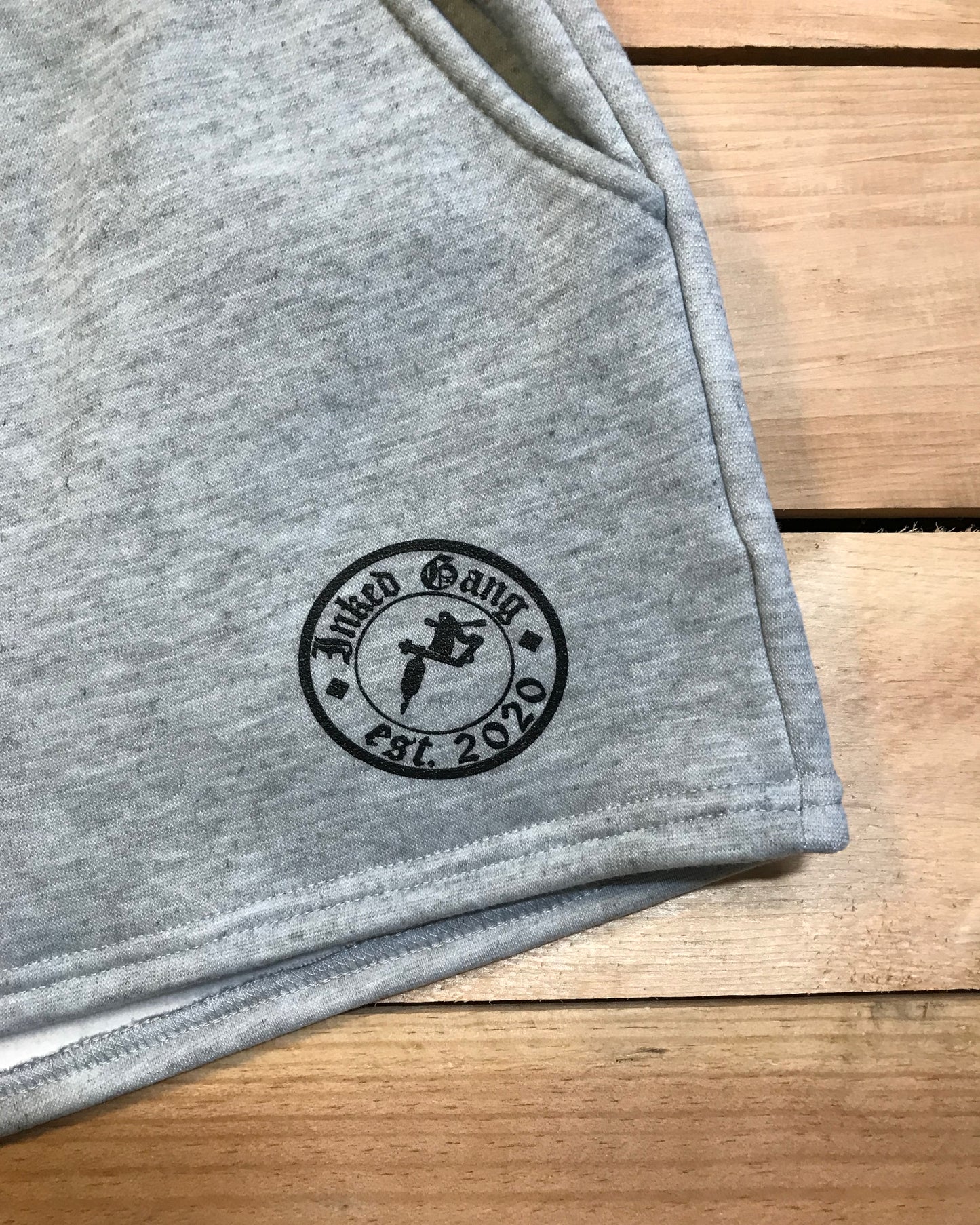 Ladies Grey Sweat Shorts