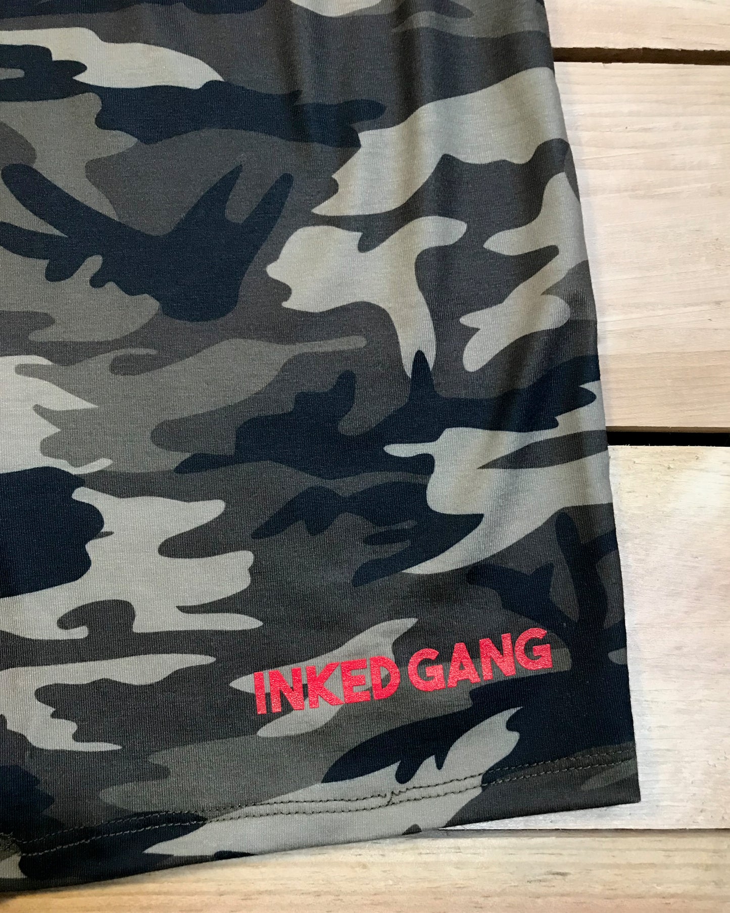 Inked Gang Ladies Camo Bike Shorts