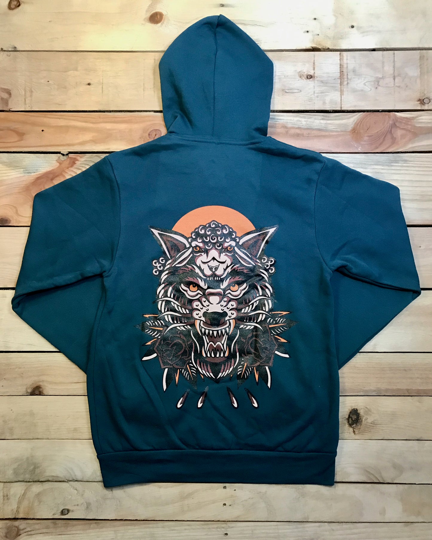 Wolf and Sheep Zip-Up Hoodie