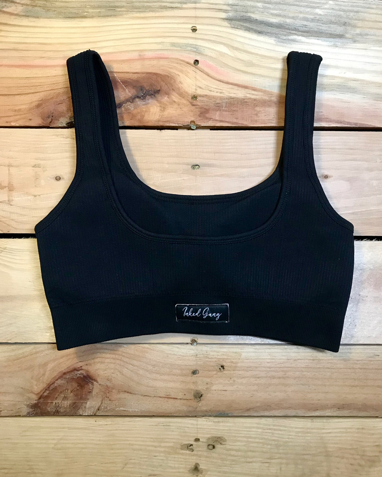 Black Inked Gang Yoga Short Set