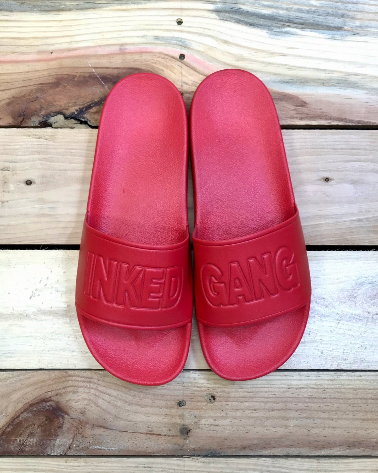INKED GANG Red Slides