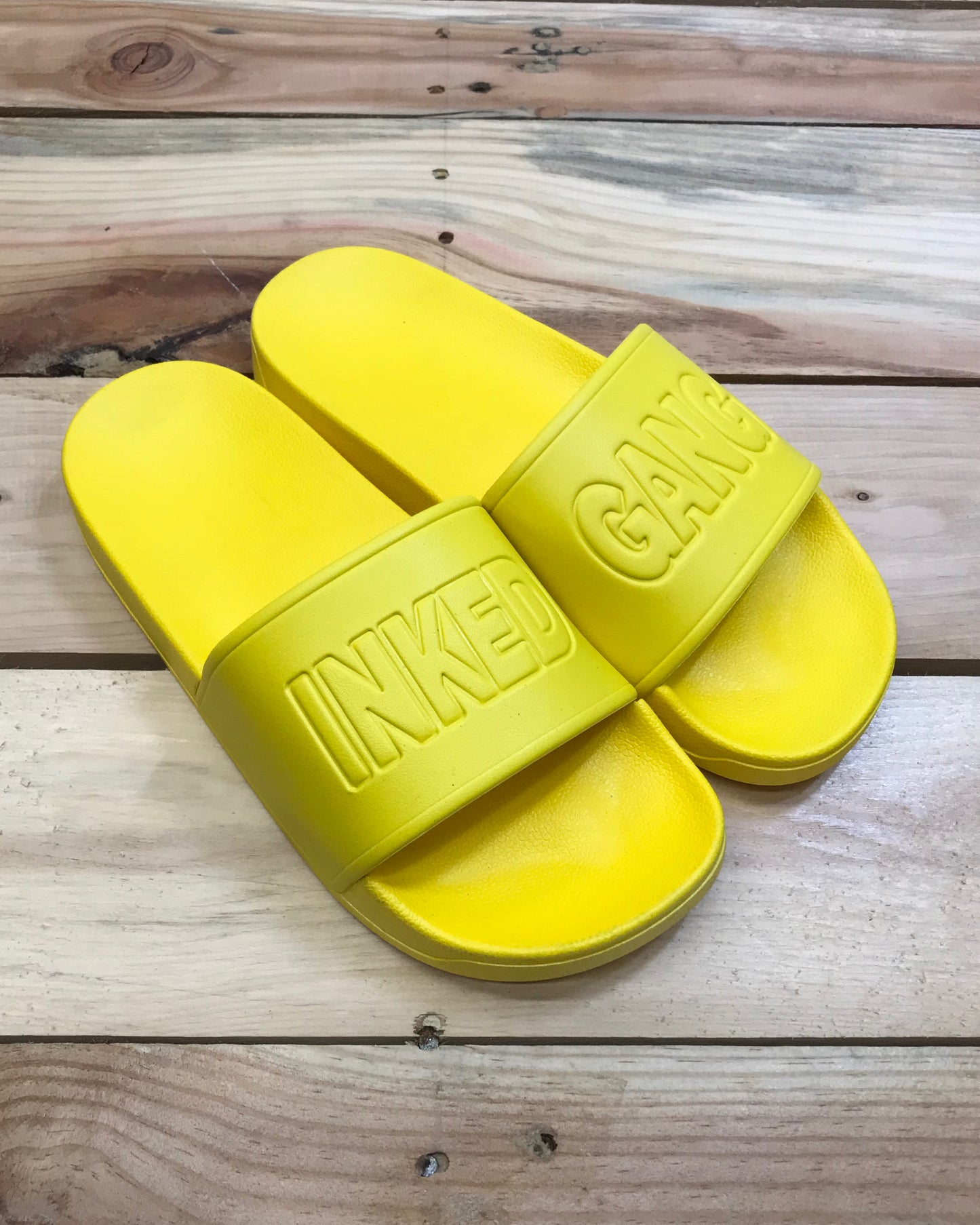 INKED GANG Yellow Slides