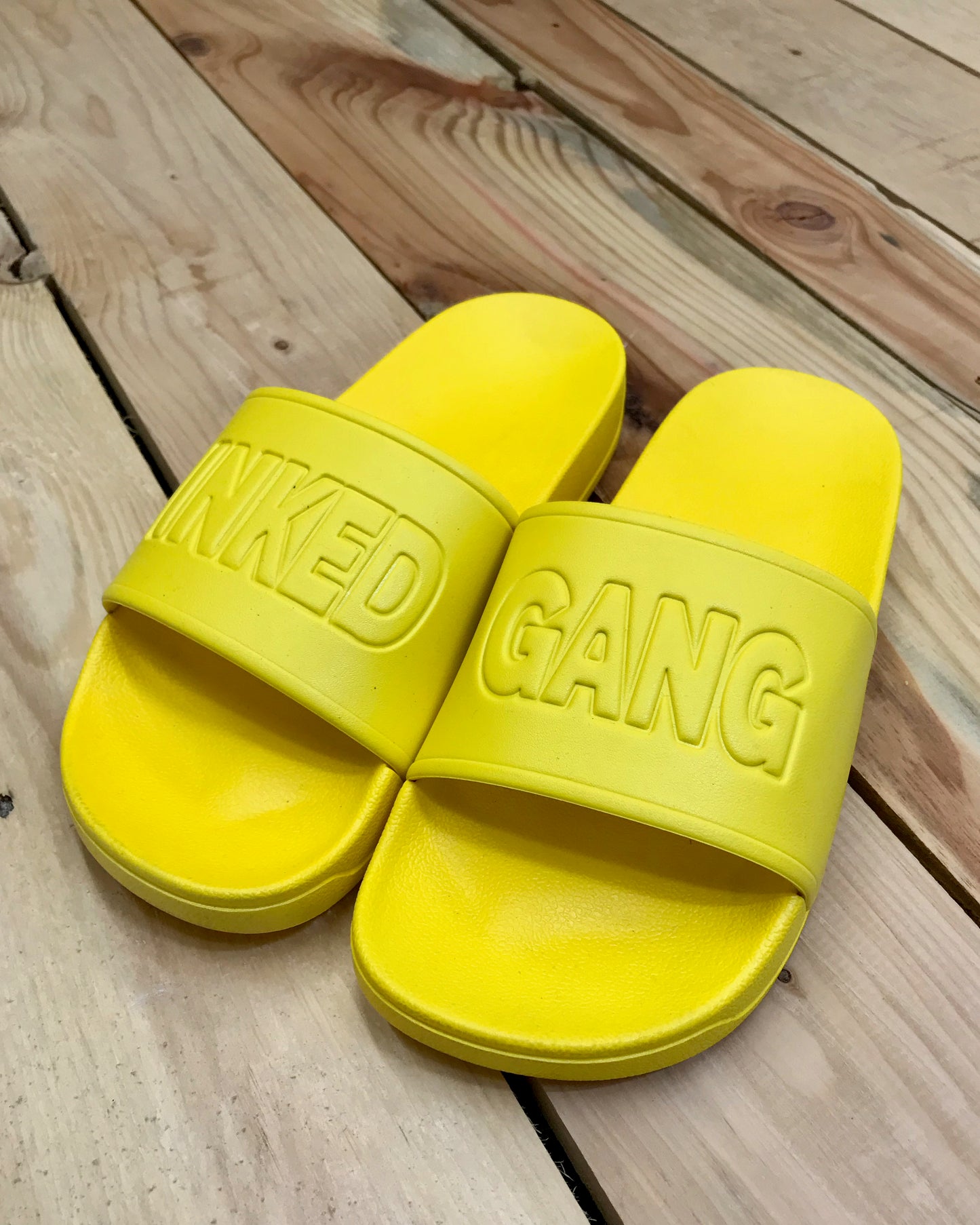 INKED GANG Yellow Slides