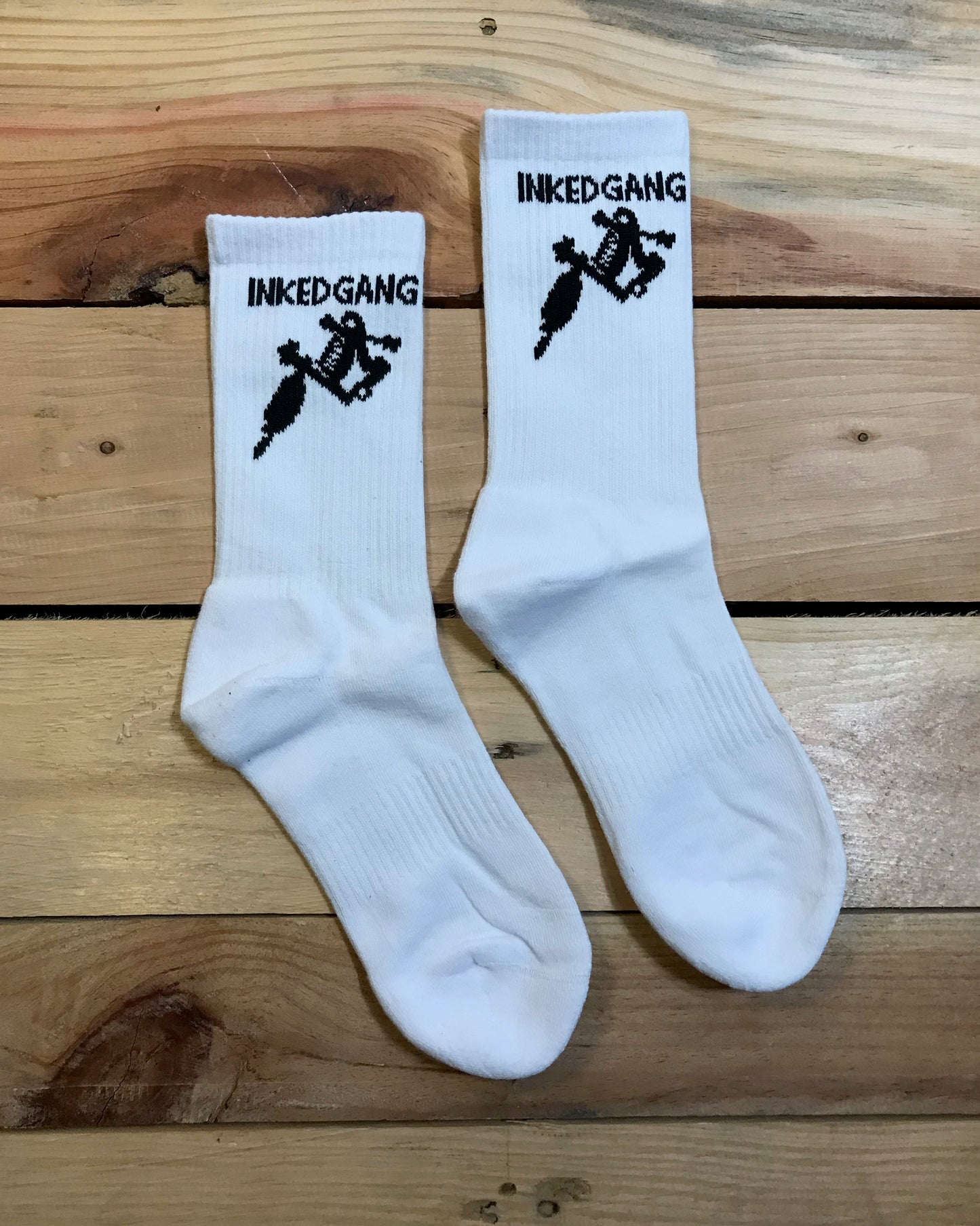 Tattoo Machine Logo Socks