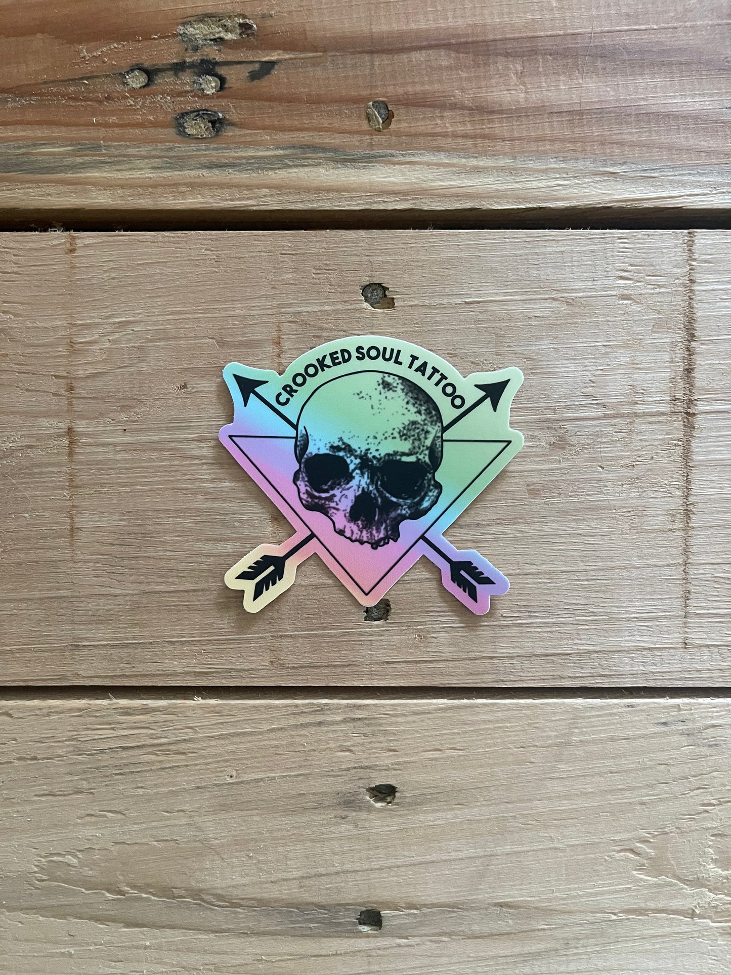 Crooked Soul Holo Sticker