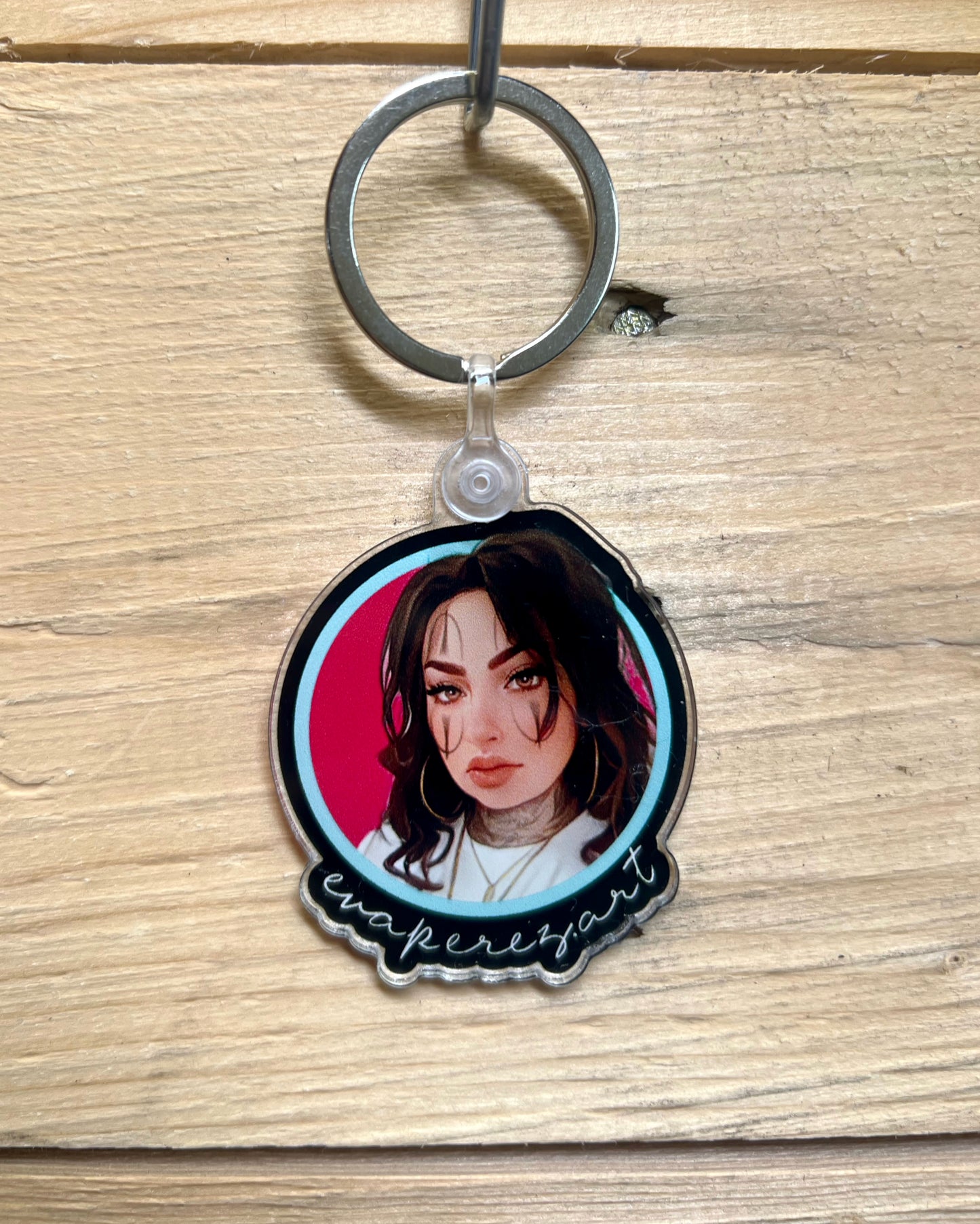 Eva Portrait Keychain