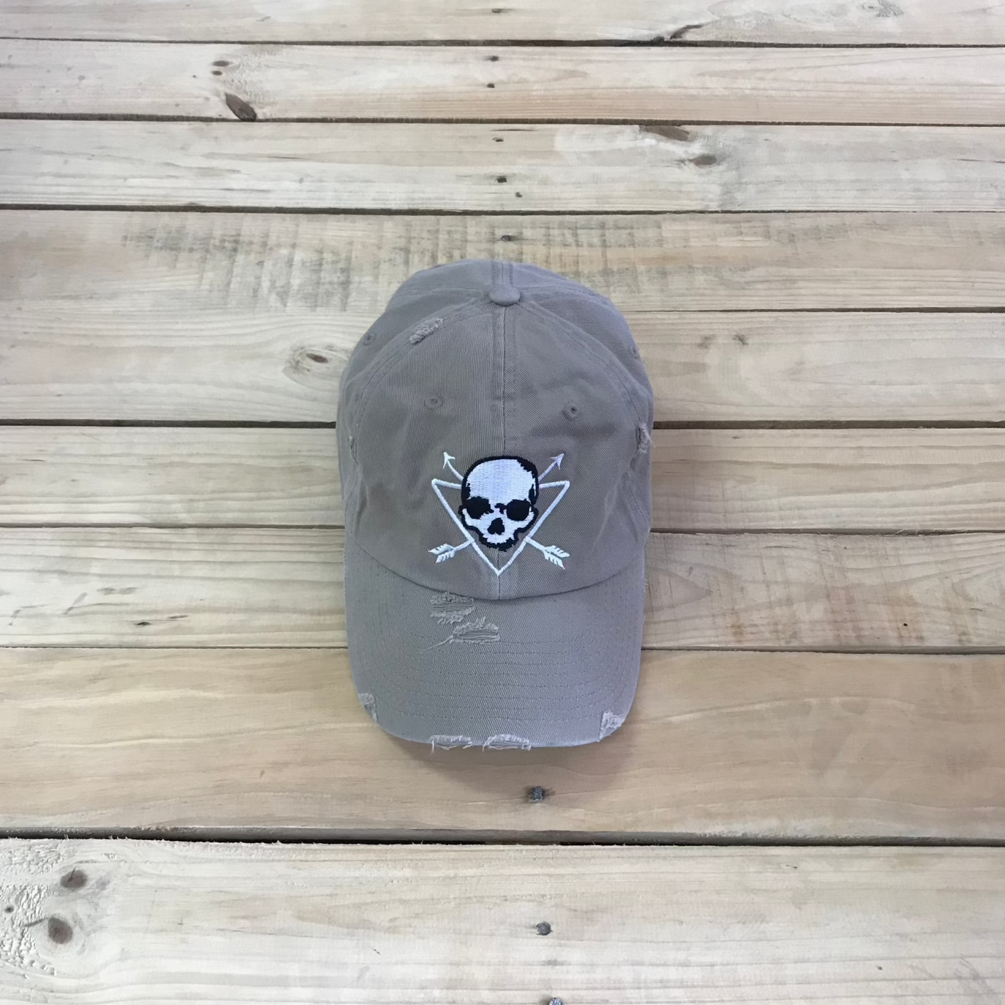 Logo Dad Hat Beige with Black