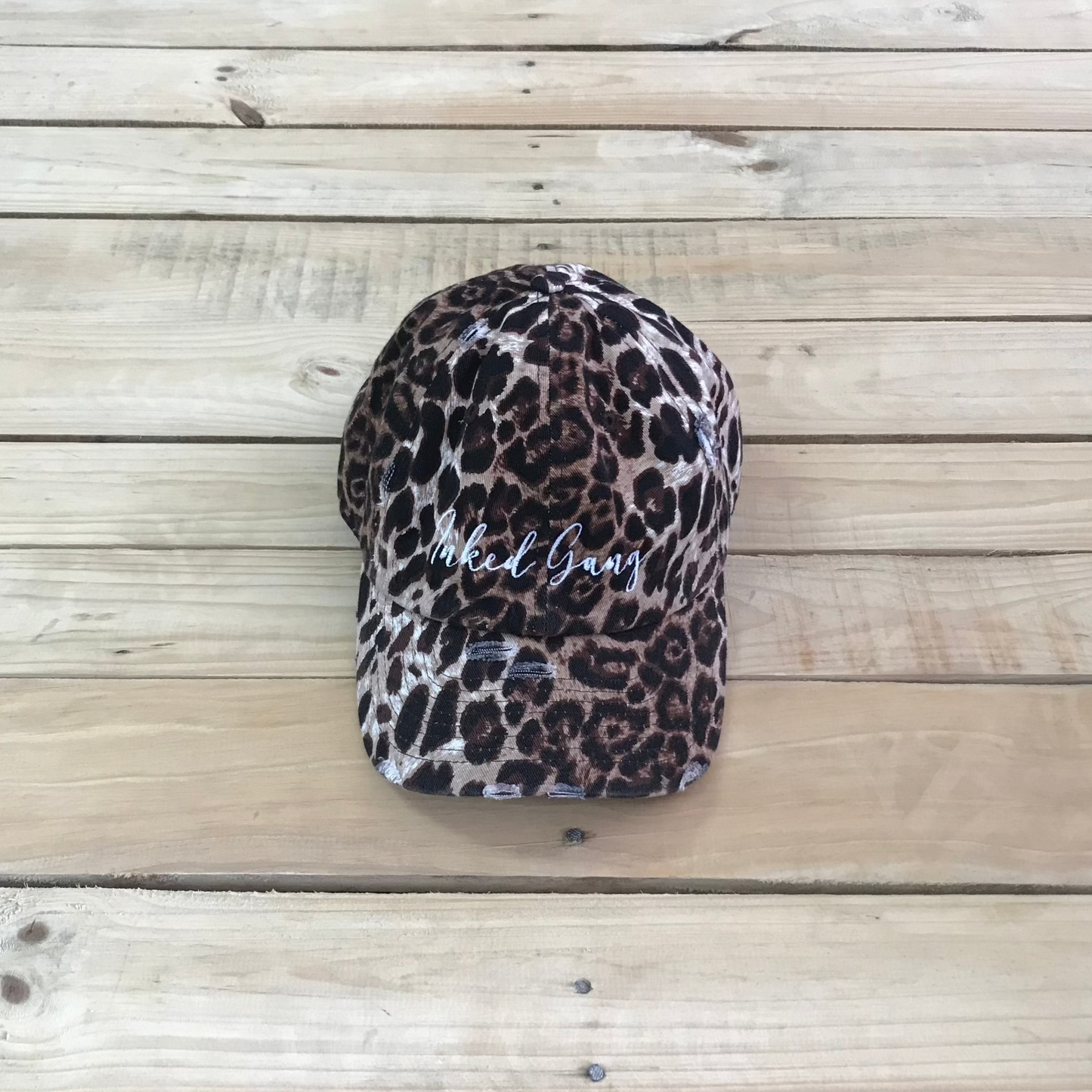 Logo Dad Hat Leopard