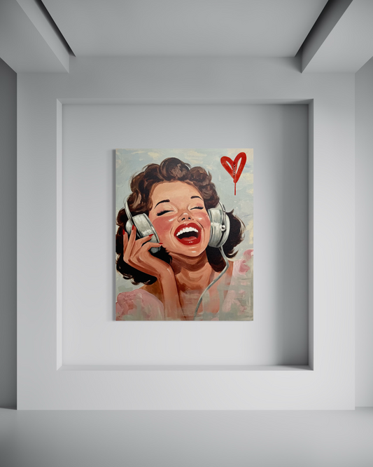 Music Feeds The Soul Canvas Print