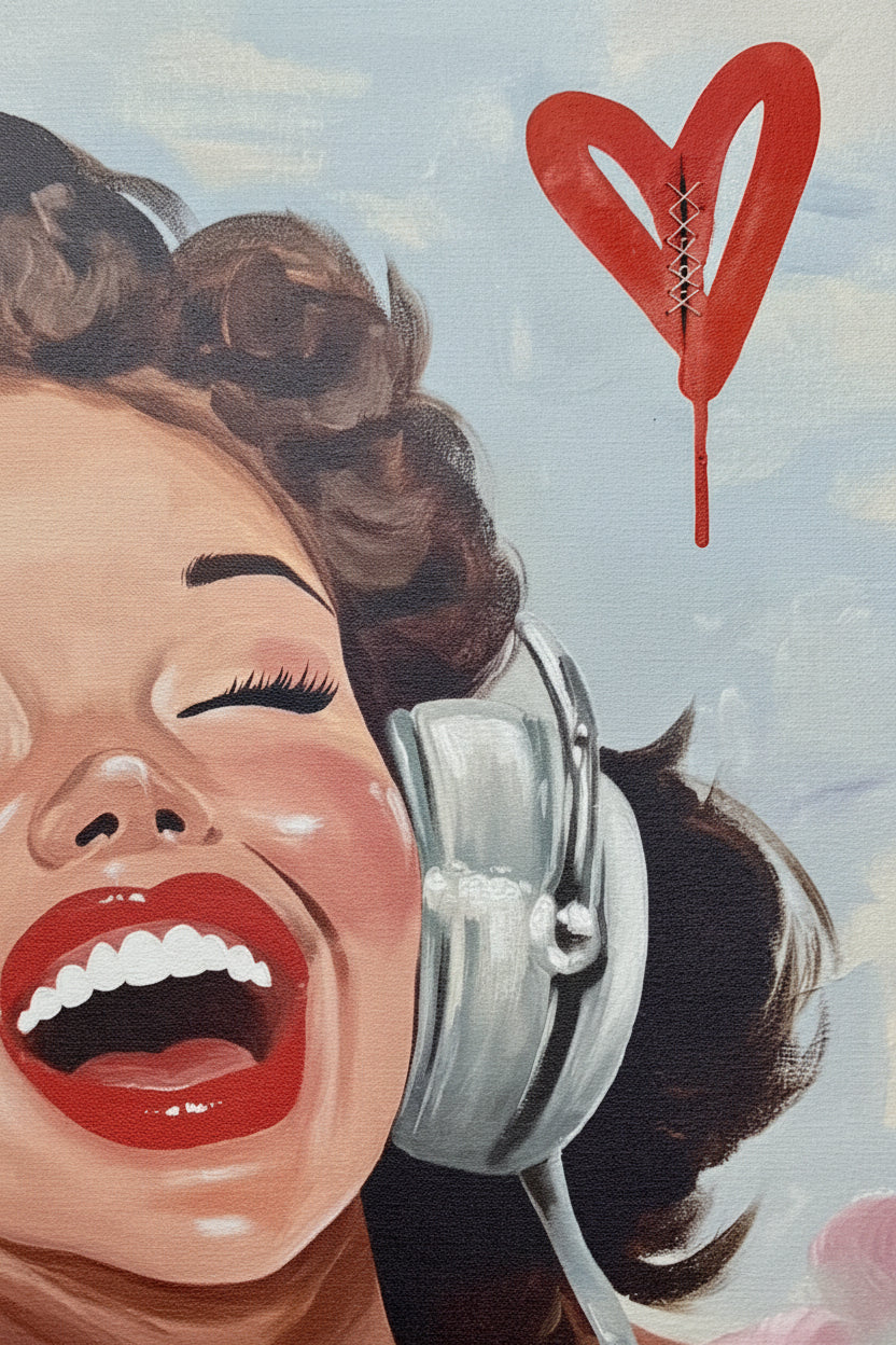 Music Feeds The Soul Canvas Print