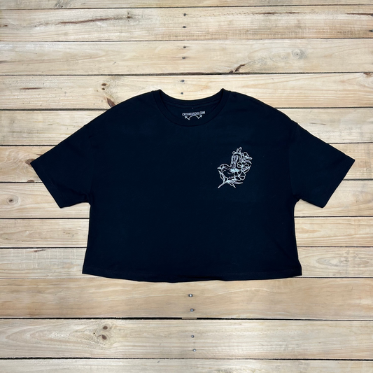 Black Crop Top
