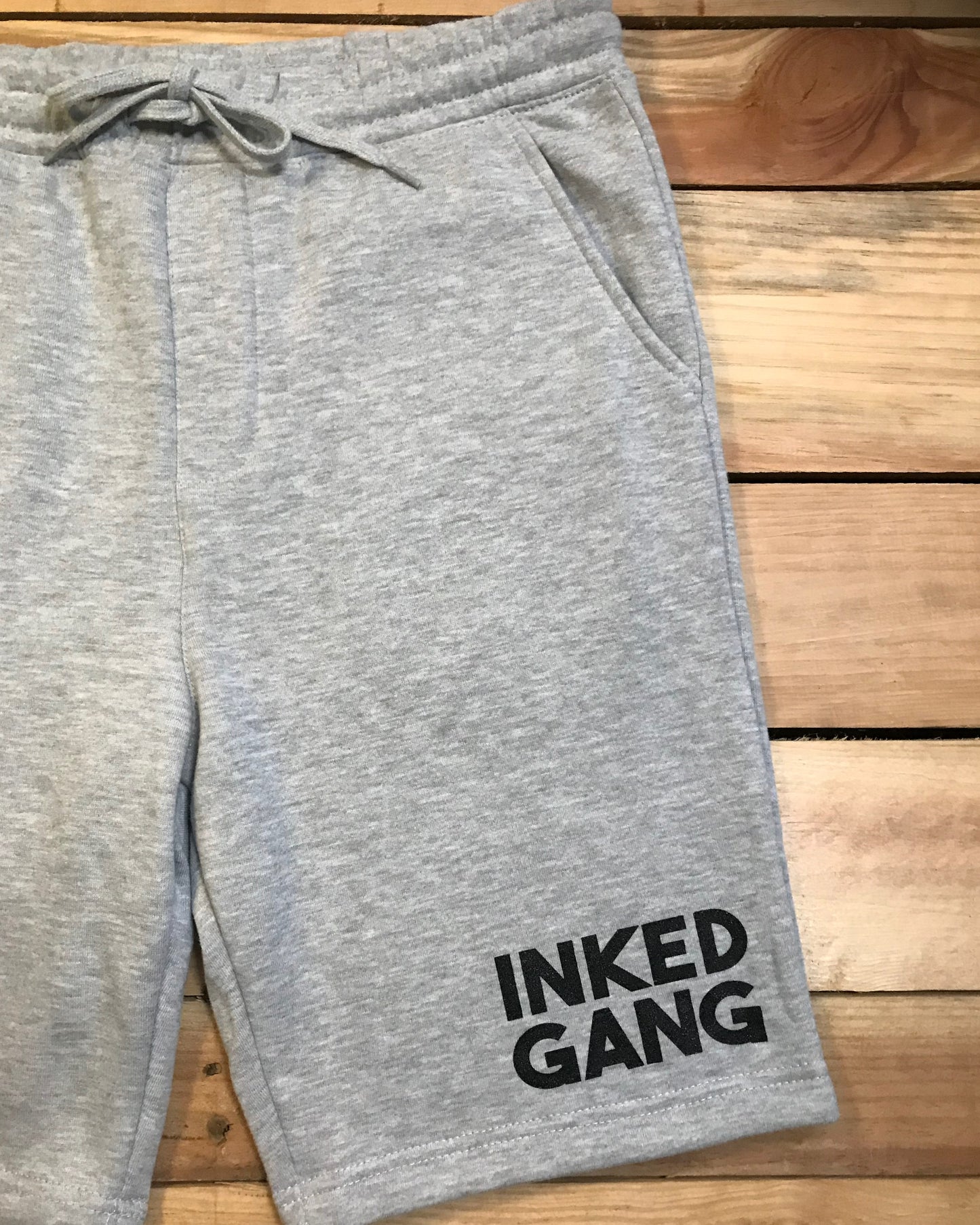 Men's Grey Inked Gang Shorts