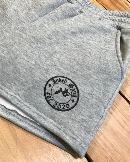 Ladies Grey Sweat Shorts