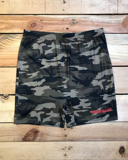 Inked Gang Ladies Camo Bike Shorts