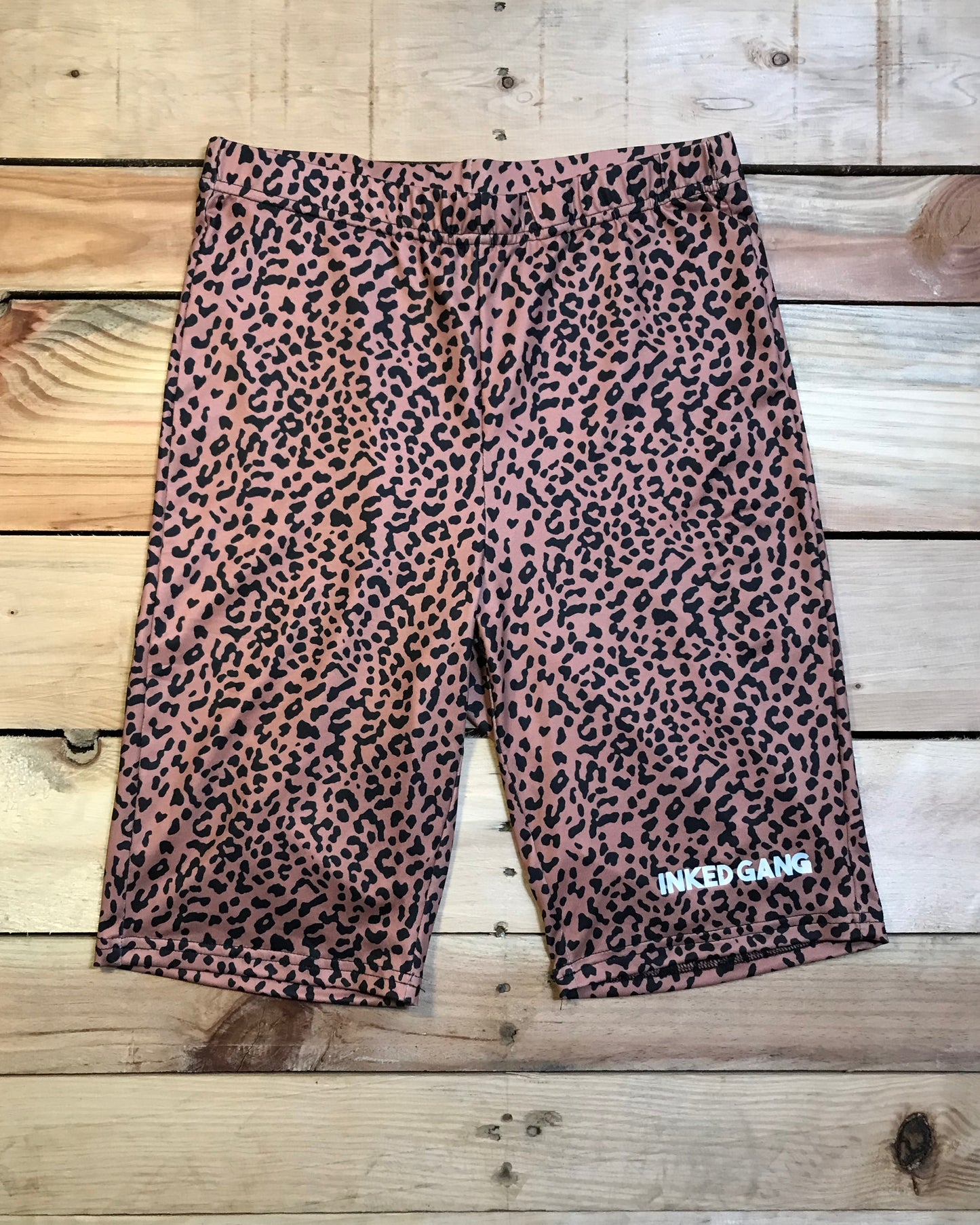 Inked Gang Leopard Bike Shorts