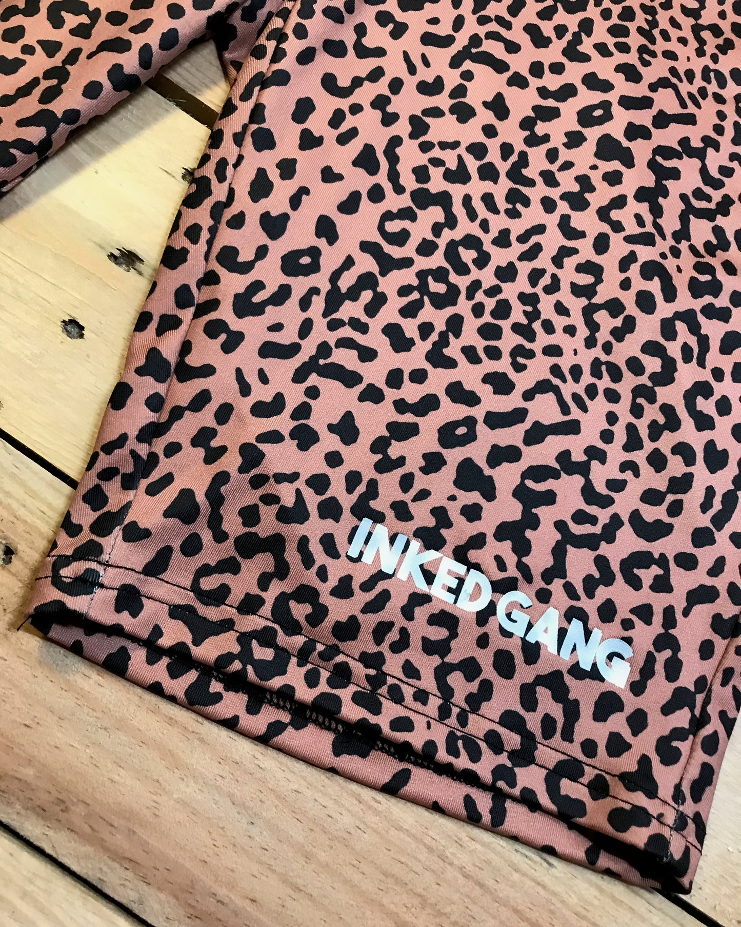 Inked Gang Leopard Bike Shorts