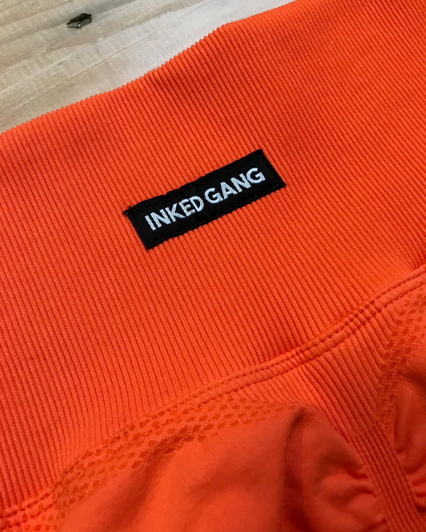 Orange Inked Gang Leggings