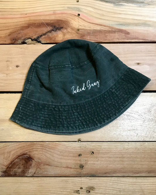 Inked Gang Bucket Hat distressed green