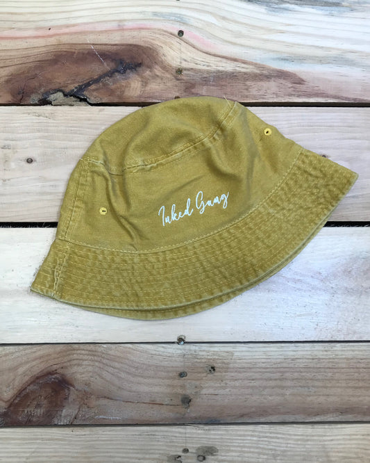 Inked Gang Bucket Hat mustard yellow