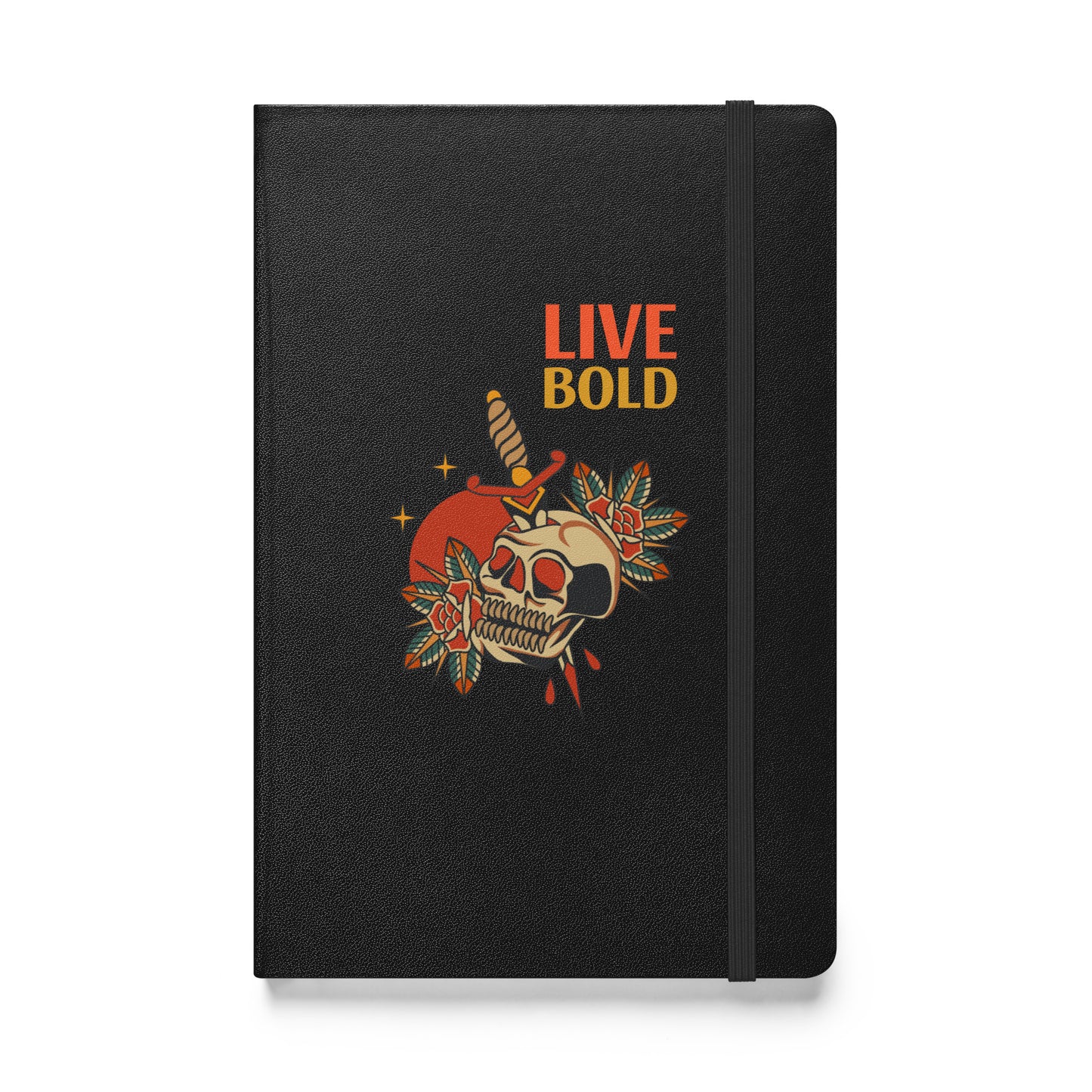 Live Bold Hardcover Notebook