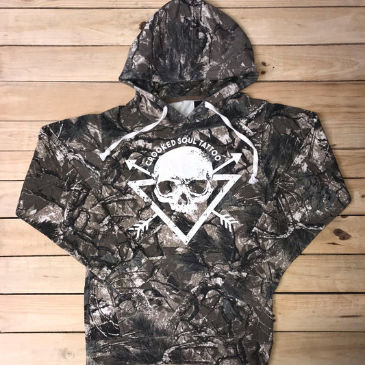 Forest Camo Crooked Soul Hoodie