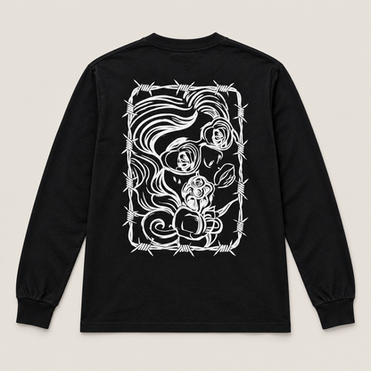 A Look That Kills Long Sleeve centered studio photograph