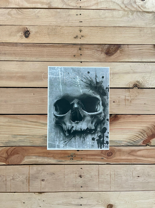 Shattered Skull Print