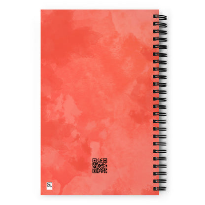 Live Bold Spiral notebook