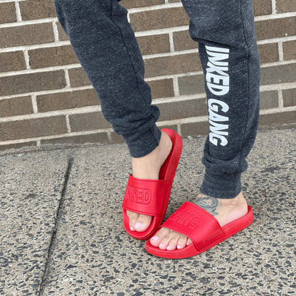 INKED GANG Red Slides